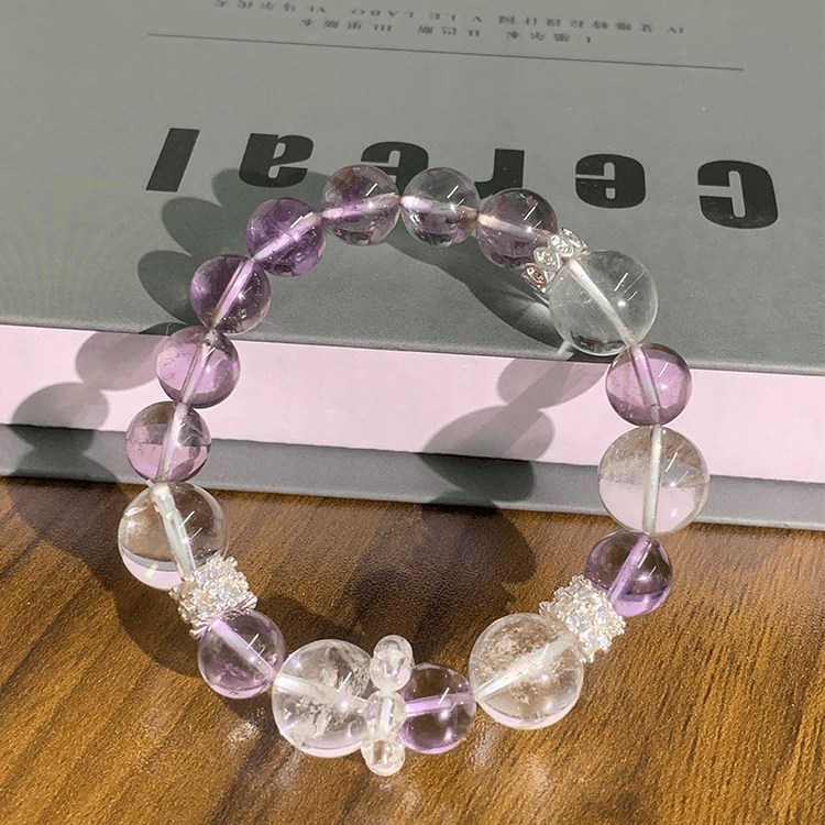 天然巴西紫水晶手链|考研考公逢考必过|紫葡萄手串手饰|东方紫微星宿&西方星座契合【手工串珠有色差，敬请谅解】【含师傅祈福，发货周期7-20天】