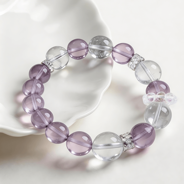 天然巴西紫水晶手链|考研考公逢考必过|紫葡萄手串手饰|东方紫微星宿&西方星座契合【手工串珠有色差，敬请谅解】【含师傅祈福，发货周期7-20天】