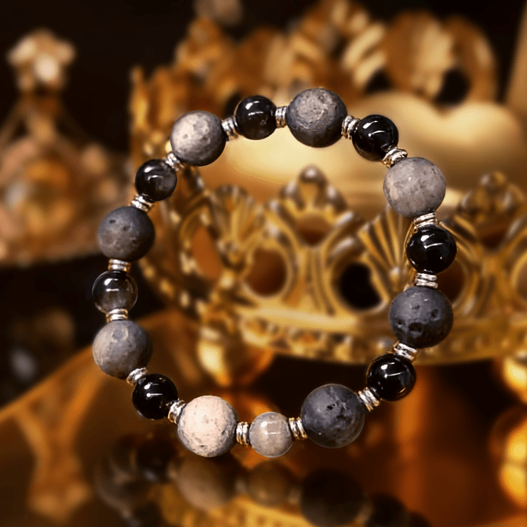 银曜石陨石手串|珠串珠手链【含师傅祈福，发货周期7-20天】